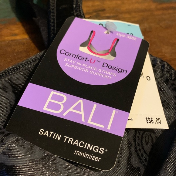 Bali Satin Tracings Minimizer Bra - Picture 2 of 5